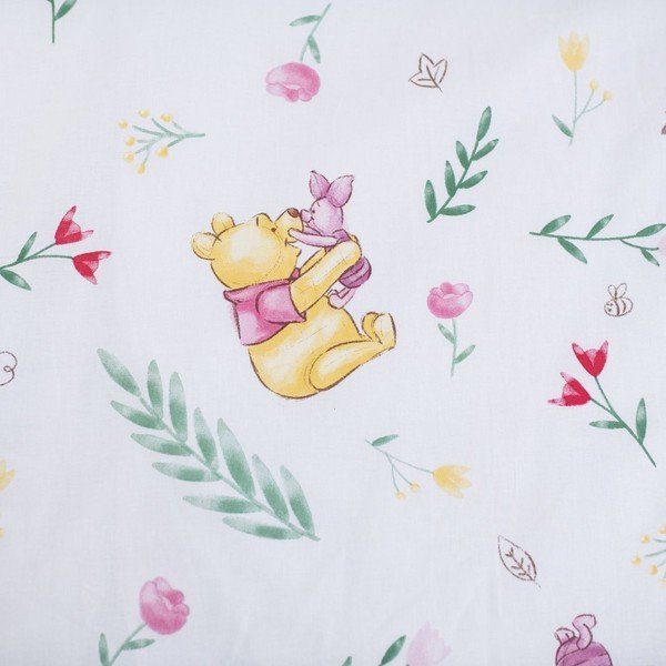 Bavlněné dětské povlečení do postýlky 100x135 cm Winnie the Pooh "Pooh Hugs" – Jerry Fabrics-image-3