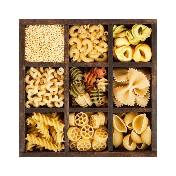 Skleněný obraz 30x30 cm Pasta Box – Styler
