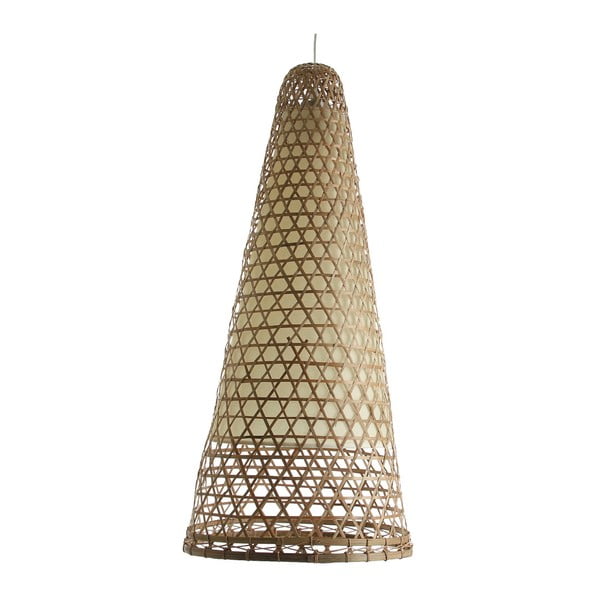 Závěsné bambusové svítidlo VICAL HOME Adelia, Ø 37 cm