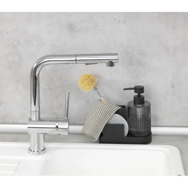 Černý polyresinový stojan na mycí prostředky Pina – Wenko-image-2