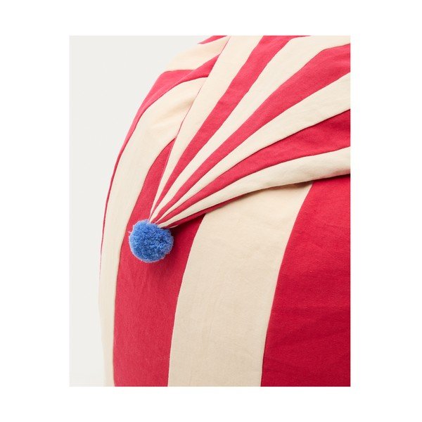 Červený/béžový dětský sedací vak Olvi – Kave Home-image-3