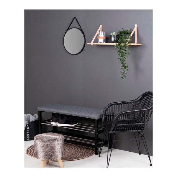 Nástěnné zrcadlo ø 38 cm Trapani – House Nordic-image-3