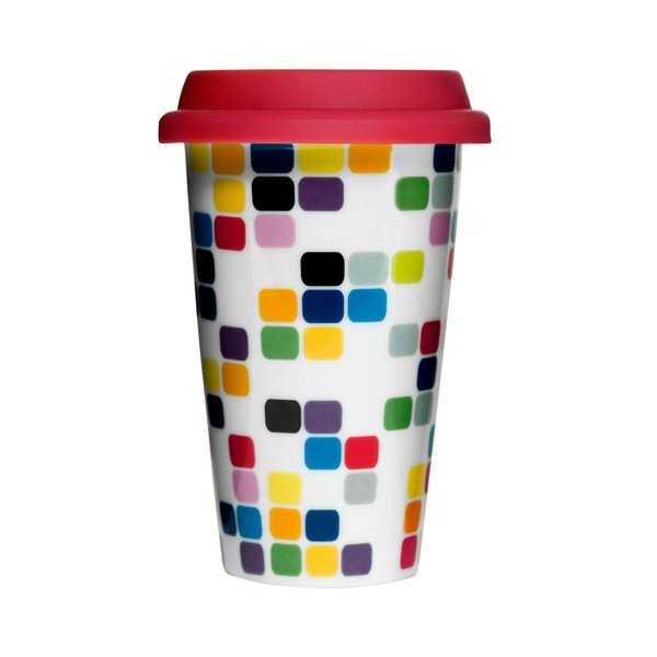 Porcelánový termohrnek Sagaform Pixel