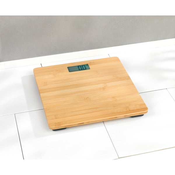 Bambusová osobní digitální váha Wenko Bamboo-image-1