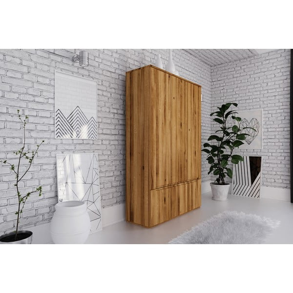 Šatní skříň z dubového dřeva 135x206 cm Vento 3 - The Beds-image-1
