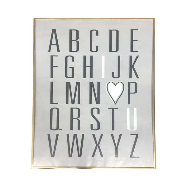 Zlatý rámeček Maiko Alphabet