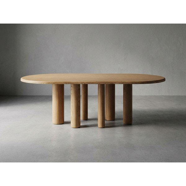 Jídelní stůl v dekoru jasanu 105x220 cm Mailen - II. jakost – Kave Home-image-1