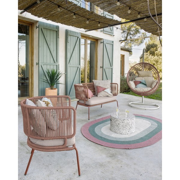 Bílý betonový odkládací stolek Kave Home Jenell, ⌀ 52 cm-image-4