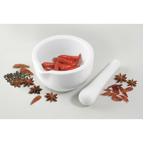 Bílý porcelánový hmoždíř Fackelmann-image-3