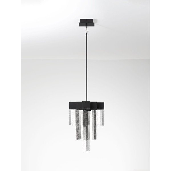 Matně černé ocelové LED stmívatelné závěsné svítidlo Revια – Nova Luce-image-4