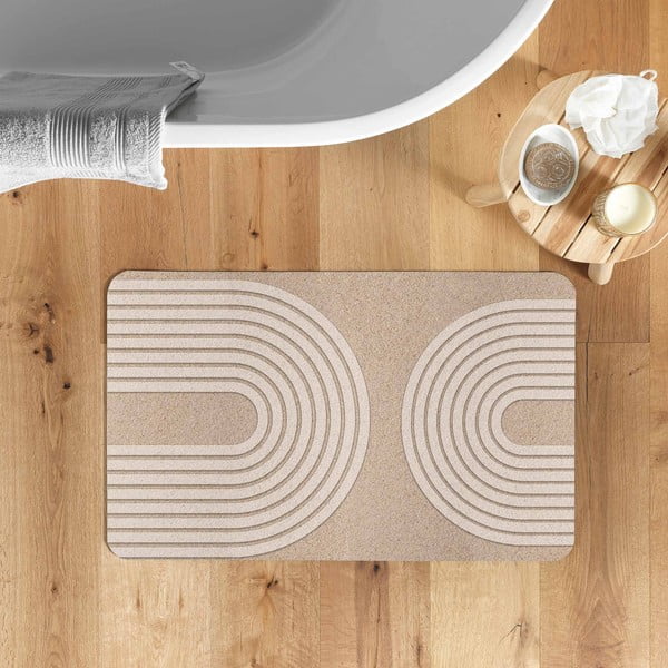 Světle hnědá koupelnová předložka 50x80 cm Adriel – douceur d'intérieur-image-1