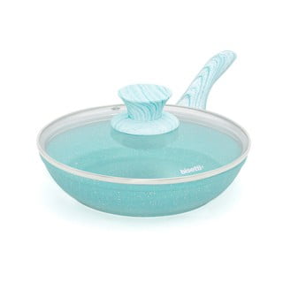 Modrá pánev s pokličkou Bisetti Miss Gourmet Padella, ø 20 cm