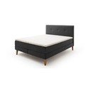 Antracitová boxspring postel 180x200 cm Stockholm – Meise Möbel