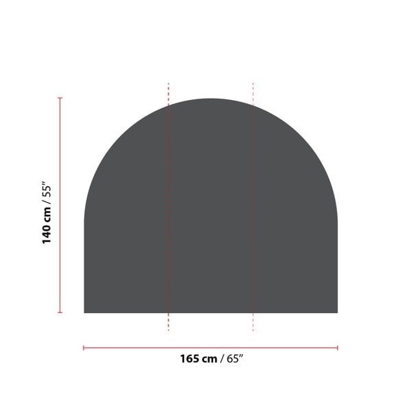 Samolepka na zeď 165x140 cm Storm Gray – Ambiance-image-1
