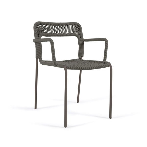 Tmavě zelená kovová zahradní židle Cailin – Kave Home