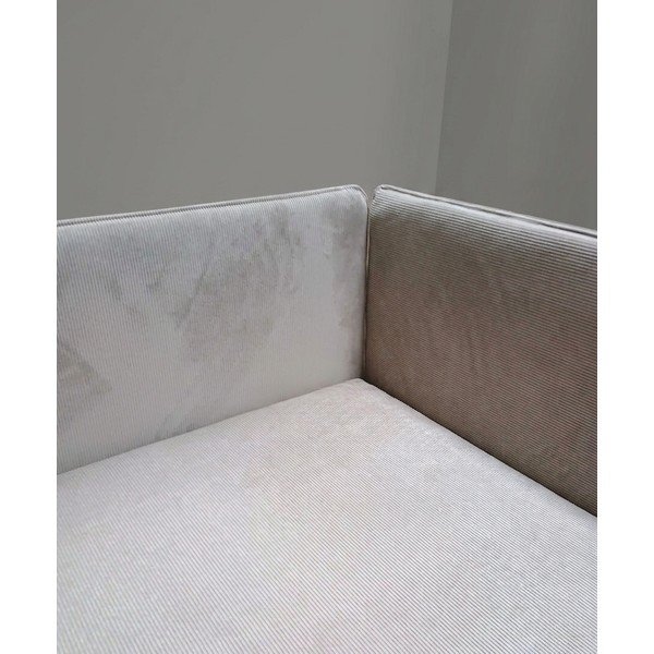 Taupe čalouněná jednolůžková postel s úložným prostorem s matrací 90x200 cm Avela - II. jakost – Bonami Selection-image-4