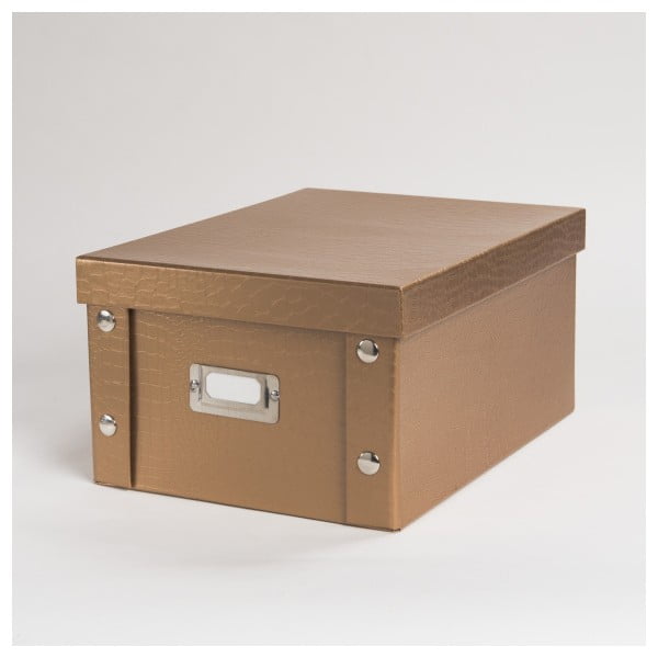 Úložný box s víkem Compactor Croco, 32,5 x 24 x 16 cm