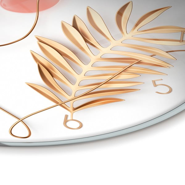 Skleněné nástěnné hodiny ø 30 cm Feminine line - Styler-image-4
