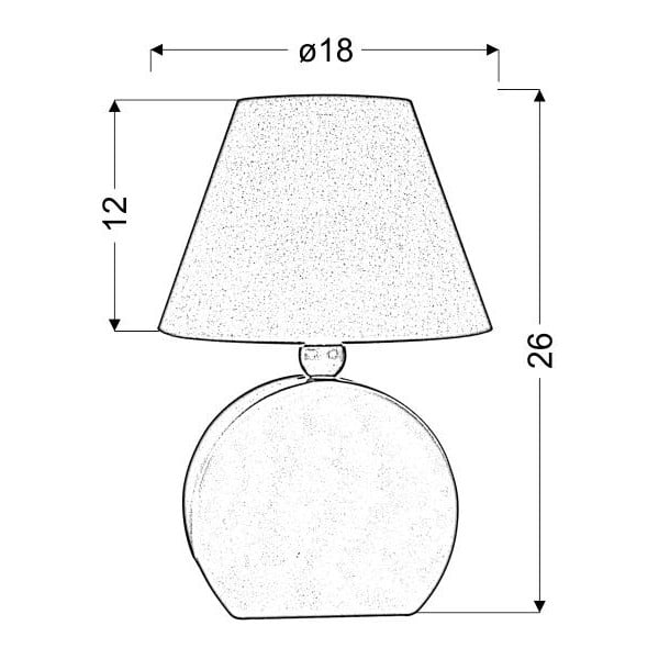 Žlutá dětská lampička Ofelia – Candellux Lighting-image-1