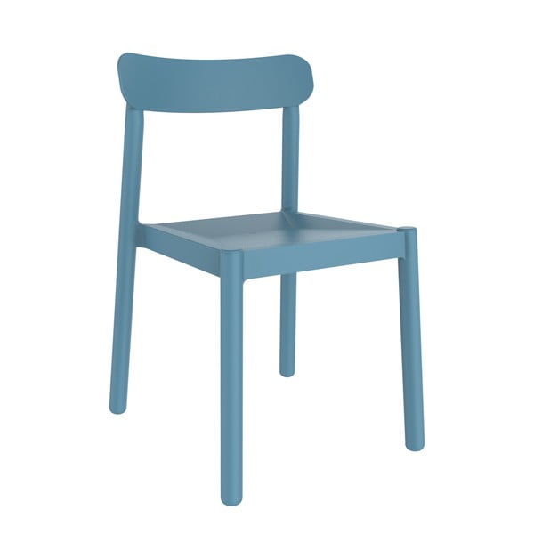 Sada 4 modrých zahradních židlí Resol Elba