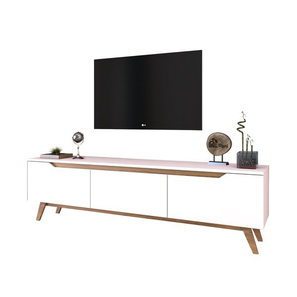 Bílý TV stolek Wren-image-3