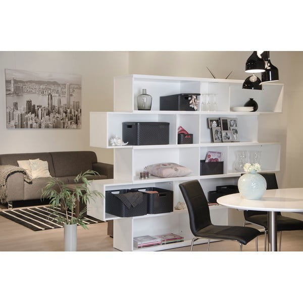 Šedý plastový úložný box s víkem 33x44,5x25 cm Style – Curver-image-2