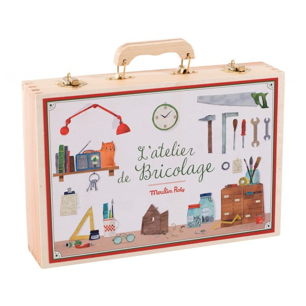 Dětské opravdické dřevěné funkční nářadí Moulin Roty-image-1