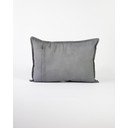 Šedý polštář Surdic Lino Cool, 35 x 50 cm