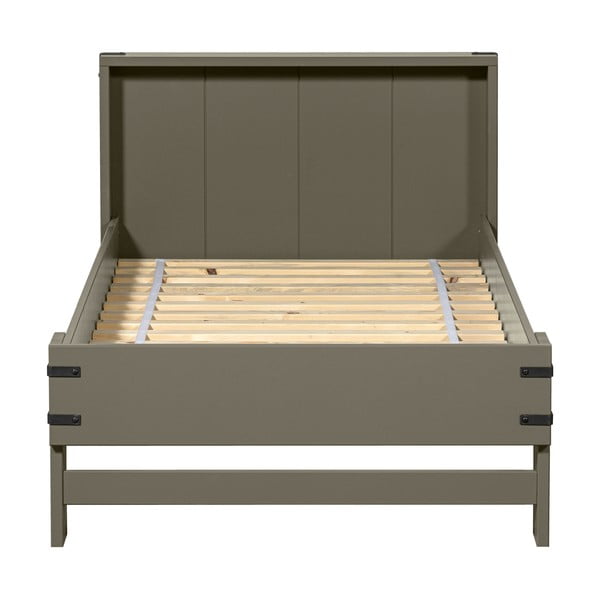 Zelená jednolůžková postel 90x200 cm Bobby – WOOOD-image-2