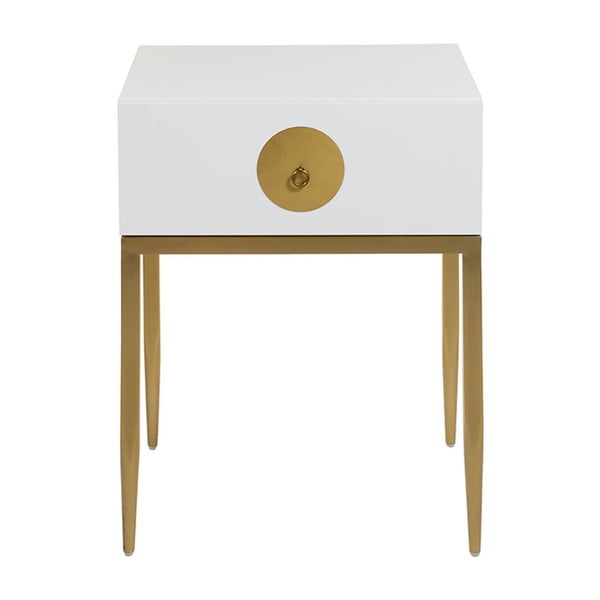 Bílý noční stolek Santiago Pons Dot