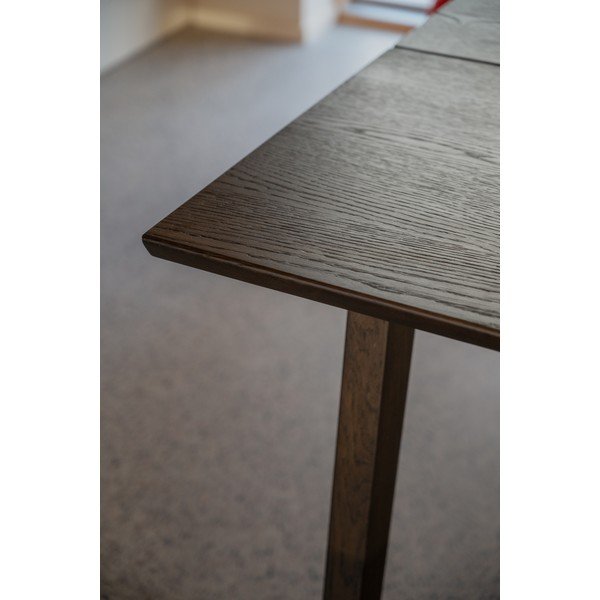 Rozkládací jídelní stůl s deskou v dubovém dekoru 90x180 cm Melfort – Rowico-image-3