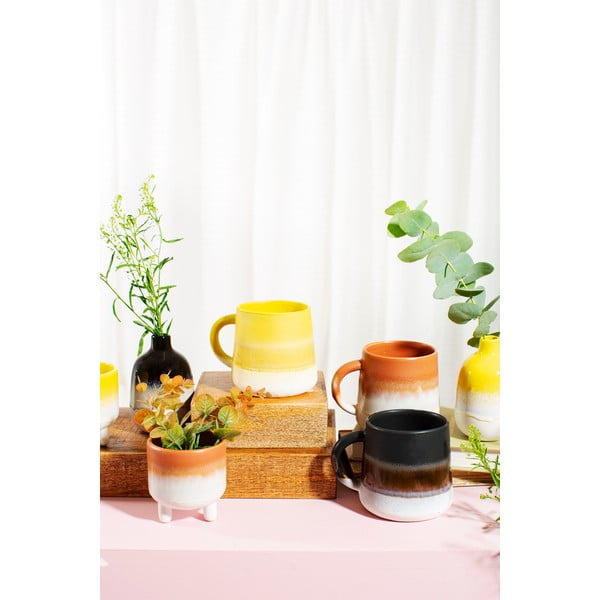 Černý hrnek z kameniny 360 ml Mojave – Sass & Belle-image-4