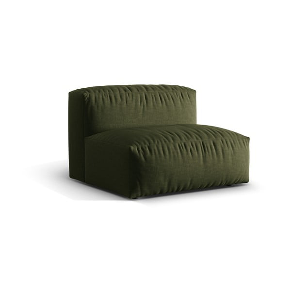 Zelený modul pohovky (středový díl) Martina – Micadoni Home-image-1