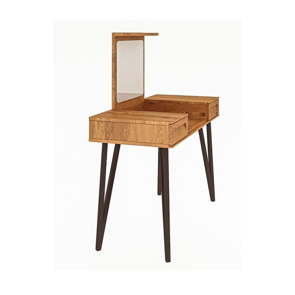 Toaletní stolek z dubového dřeva 120x53 cm Golo - The Beds-image-3