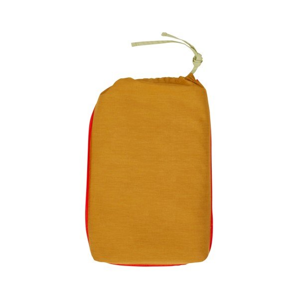 Oranžovo-zelené bavlněné povlečení Hübsch Line, 140 x 220 cm-image-2