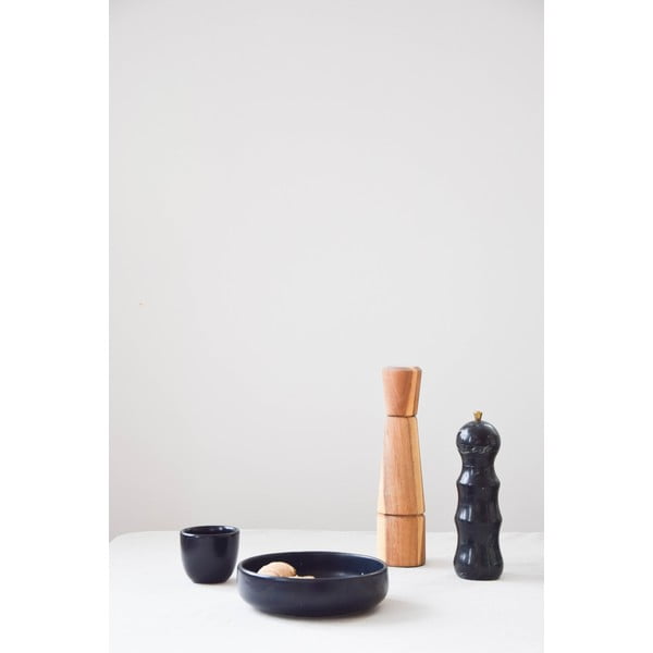 Černá kameninová snídaňová miska ÅOOMI Luna, ø 16 cm-image-2