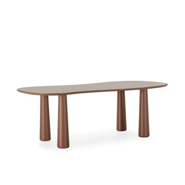 Jídelní stůl s deskou z borovicového dřeva 110x220 cm Nahia – MOME-image-4