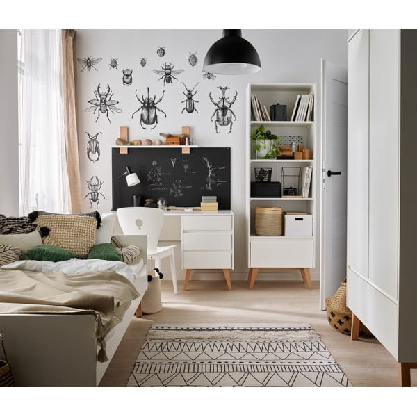 Bílý dětský psací stůl Pinio Swing-image-1