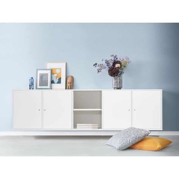 Bílá závěsná knihovna 220x61 cm Mistral – Hammel Furniture-image-1