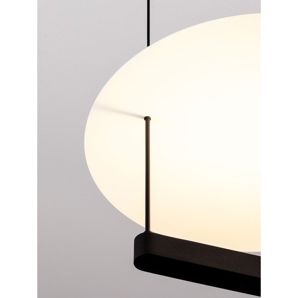 Bílé/matně černé hliníkové LED stmívatelné závěsné svítidlo ø 40 cm Diona – Nova Luce-image-2