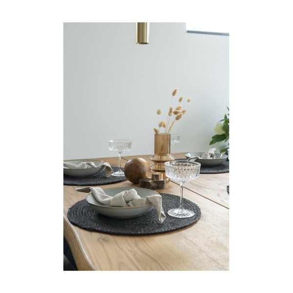 Prostírání z juty v sadě 4 ks ø 38 cm Bombay – House Nordic-image-1