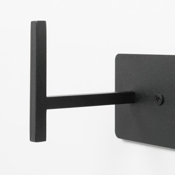 Černý kovový nástěnný věšák 64 cm Chapman – Spinder Design-image-4