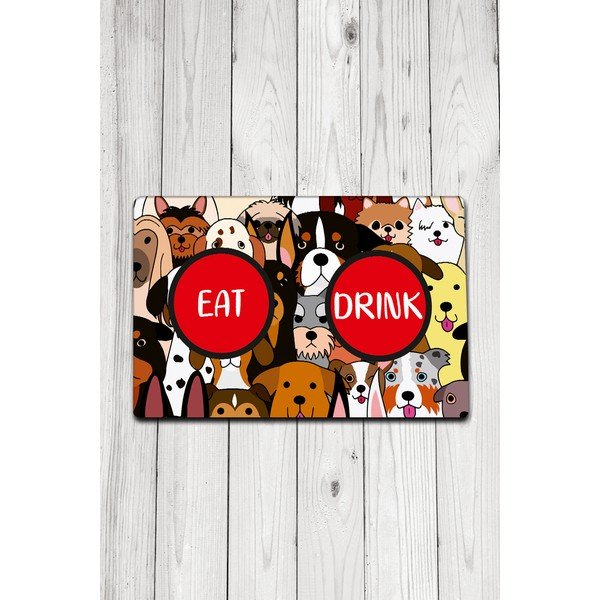 Podložka pod misku pro psa Petpetite Dog's Bowl, 70 x 45 cm-image-1