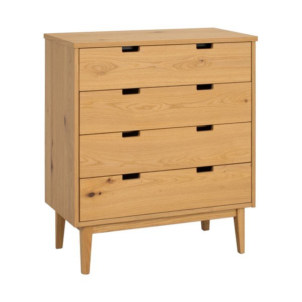 Komoda z dubového dřeva v přírodní barvě 75x85x38 cm Garrison – Rowico