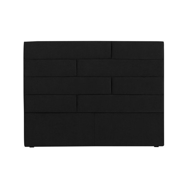 Černé čelo postele Cosmopolitan Design New York, šířka 140 cm-image-2