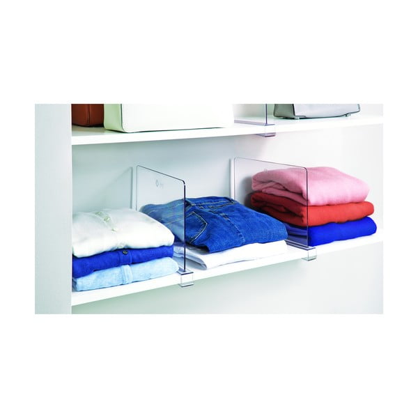 Transparentní rozdělovač polic iDesign The Home Edit, délka 30,9 cm-image-1