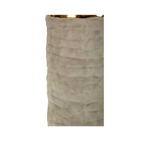 Světle šedá/krémová keramická stolní lampa s textilním stínidlem (výška 73 cm) Lima – Mauro Ferretti-image-3