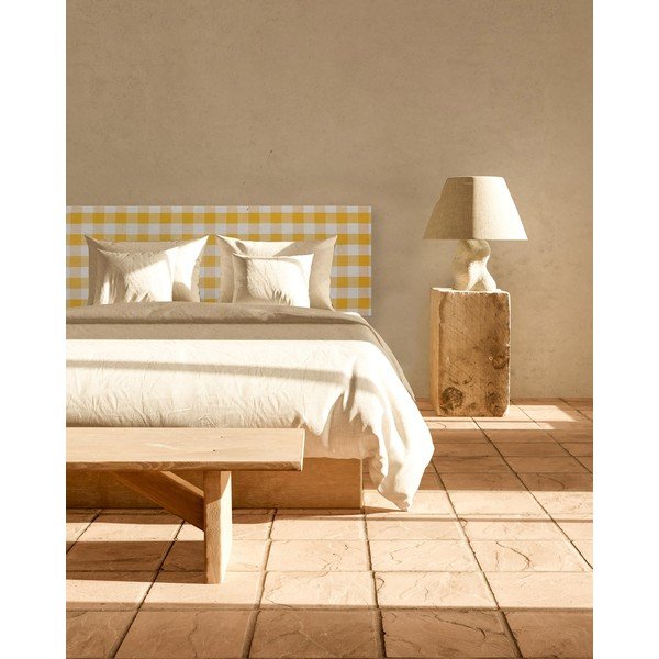 Žluté čalouněné čelo postele 165x52 cm Billie – Really Nice Things-image-1