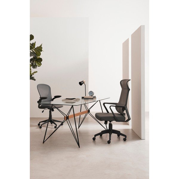 Černá čalouněná kancelářská židle Hoboken – Yes Everyday-image-1