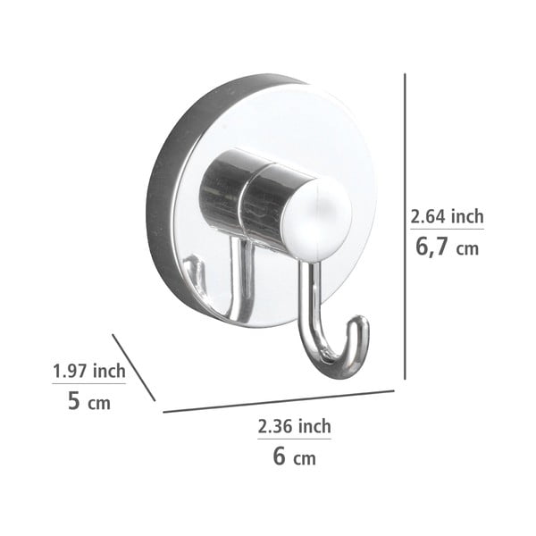 Šedá samodržící sada doplňků do koupelny Milazzo – Wenko-image-2